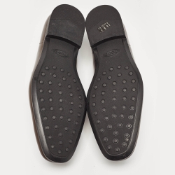 Pre Owned حذاء لوفرز تودز سليب أون تي تايمليس جلد بني