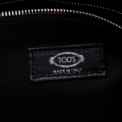 Tod's Dark Brown Leather Envelope Bag
