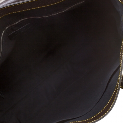 Tod's Dark Brown Leather Envelope Bag