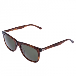 Tod's Brown/Green Lens TO 178 Wayfarer Sunglasses