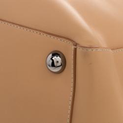 Tod's Beige Leather Large Shopping Tote