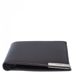 Tod's Brown Leather Bifold Wallet