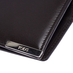 Tod's Brown Leather Bifold Wallet