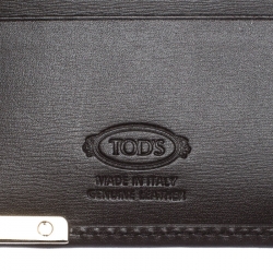 Tod's Brown Leather Bifold Wallet