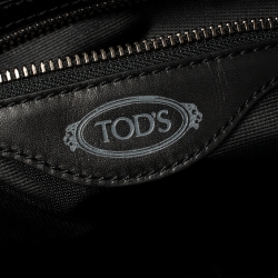 Tod's Black Nylon and Leather Pocket Messenger Bag