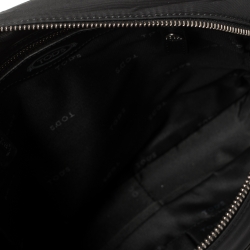 Tod's Black Nylon and Leather Pocket Messenger Bag