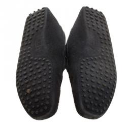 Pre Owned حذاء لوفرز تودز باكيل هورسبت جلد أبيض مقاس 42