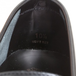مملوكة مسبقًا Tod's Black Glazed Leather Loafers Size 45