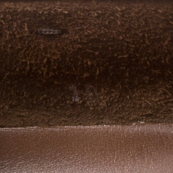 Pre Owned Tod's Brown Leather Doppia T Loafers Size 44.5