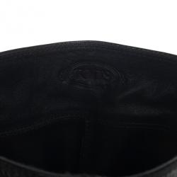 مملوكة مسبقًا Tod's Black Patent Knee Length Boots Size 38.5