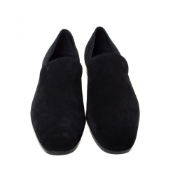 Pre Owned حذاء لوفرز تودز سويدي أسود مقاس 44