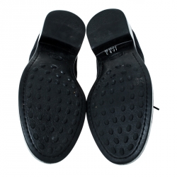 Pre Owned Tod's Dark Blue Suede Lace Up Desert Boots Size 44.5