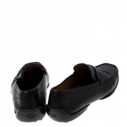 Pre Owned Tod’s Black Leather Penny Loafers Size 43
