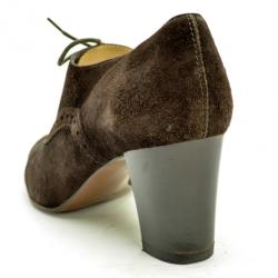 Pre Owned Tod's Brown Suede Brogue Oxford Shoes Size 39