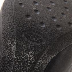 مملوكة مسبقًا Tod's Black Leather Tall Boots Size 39.5