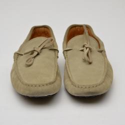 Pre Owned Tod's For Ferrari Gommino Driving Shoes In Suede Size 40