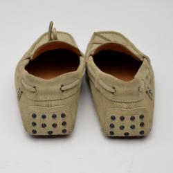 Pre Owned Tod's For Ferrari Gommino Driving Shoes In Suede Size 40