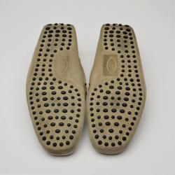 Pre Owned Tod's For Ferrari Gommino Driving Shoes In Suede Size 40