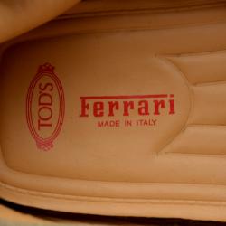 Pre Owned Tod's For Ferrari Gommino Driving Shoes In Suede Size 40