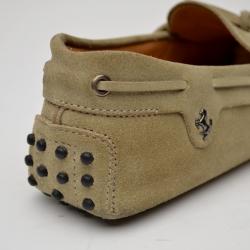 Pre Owned Tod's For Ferrari Gommino Driving Shoes In Suede Size 40