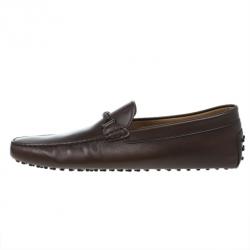 Pre Owned Tod’s Brown Leather Loafers Size 46