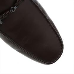 Pre Owned Tod’s Brown Leather Loafers Size 46