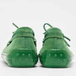 مملوكة مسبقًا Tod's Green Suede Slip On Loafers Size 43