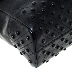 Tod's Black Leather Envelope Bag