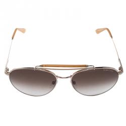 Pre Owned Tom Ford TF 338 Colin Aviator Sunglasses