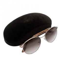 Pre Owned Tom Ford TF 338 Colin Aviator Sunglasses