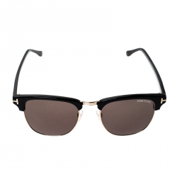 Pre Owned Tom Ford Black Henry TF248 05N Wayfarer Sunglasses