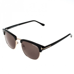 Pre Owned Tom Ford Black Henry TF248 05N Wayfarer Sunglasses