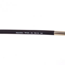 مملوكة مسبقًا Tom Ford Brown Cross Detail Maximillion Men Aviators