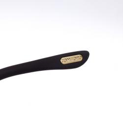 مملوكة مسبقًا Tom Ford Brown Cross Detail Maximillion Men Aviators