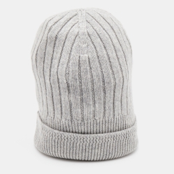 Pre Owned Tom Ford Heather Grey Cashmere Beanie M