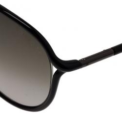 Pre Owned Tom Ford Black Cross Detail Maximillion Mens Aviators