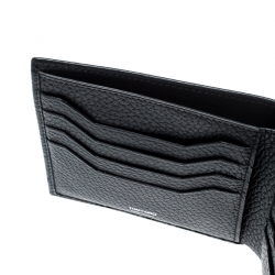 Tom Ford Black Leather Bifold Wallet