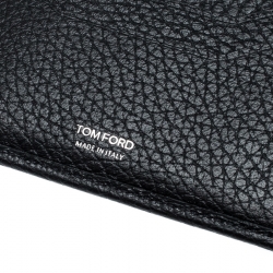 Tom Ford Black Leather Bifold Wallet