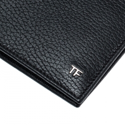 Tom Ford Black Leather Bifold Wallet