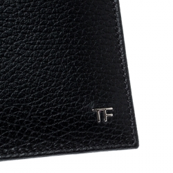 Tom Ford Black Leather Bifold Wallet