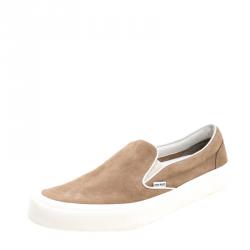 Tom Ford Beige Suede Cambridge Slip-on Sneakers Size 43