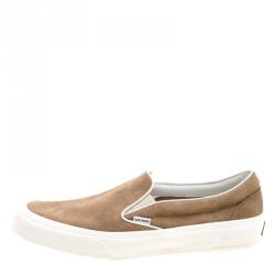Tom Ford Beige Suede Cambridge Slip-on Sneakers Size 43