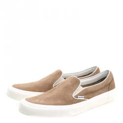 Tom Ford Beige Suede Cambridge Slip-on Sneakers Size 43