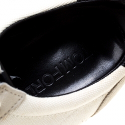Tom Ford Tricolor Canvas And Suede Orford Sneakers Size 41.5
