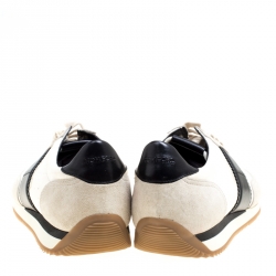Tom Ford Tricolor Canvas And Suede Orford Sneakers Size 41.5