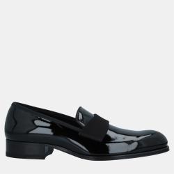 Patent Leather Smoking Slippers