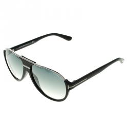 Pre Owned Tom Ford Black TF 334 Dimitry Aviator Sunglasses