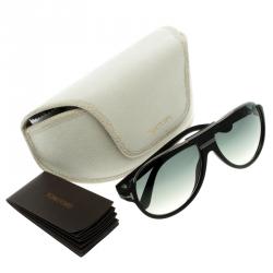 Pre Owned Tom Ford Black TF 334 Dimitry Aviator Sunglasses