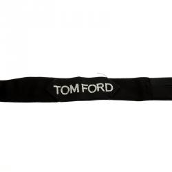 Pre Owned Tom Ford Black Silk Classic Bow Tie
