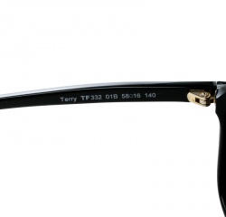 Pre Owned Tom Ford Black TF332 Terry Square Sunglasses